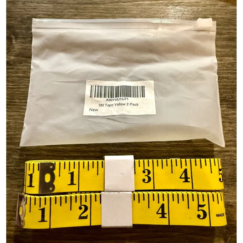 3M Measuring Tape 2-Pack Yellow New Flexible Ruler 120 inches